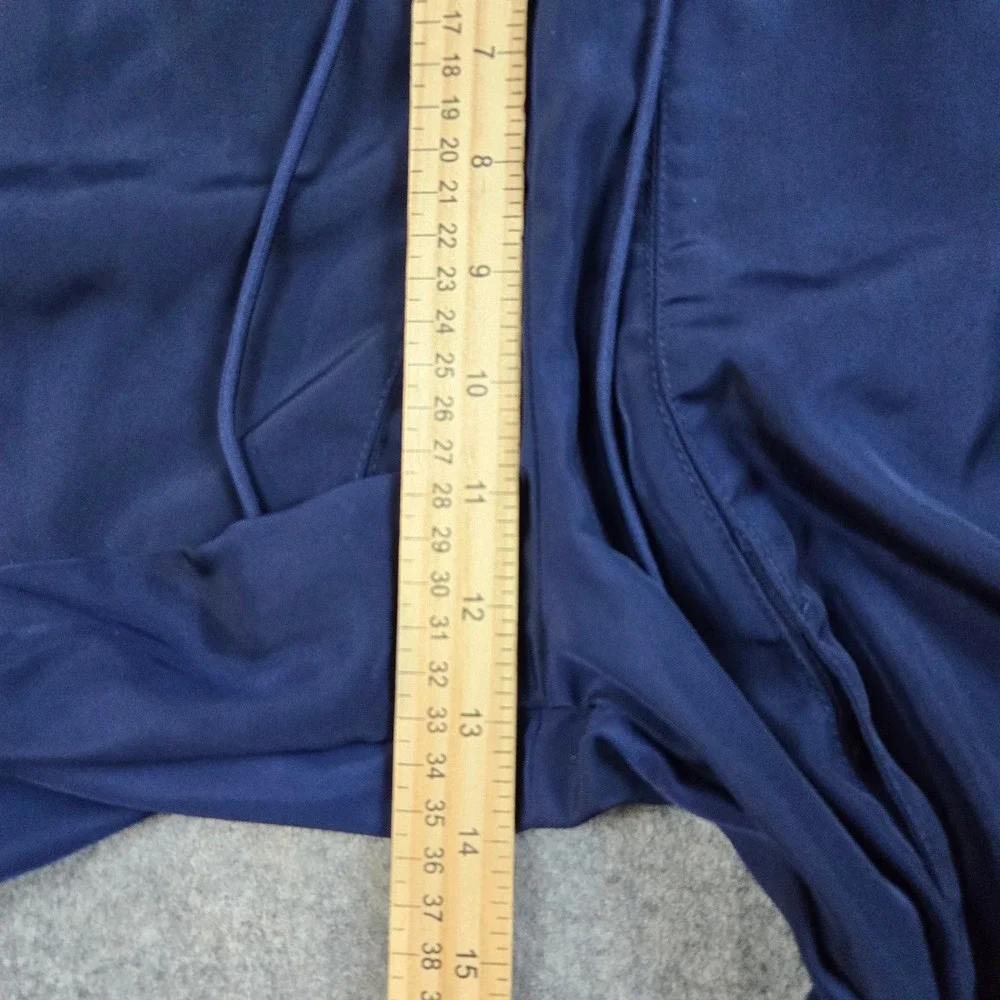 Nike‎ Track Pants Mens Medium Navy Blue Swoosh Logo Cuffed Joggers Sportswear